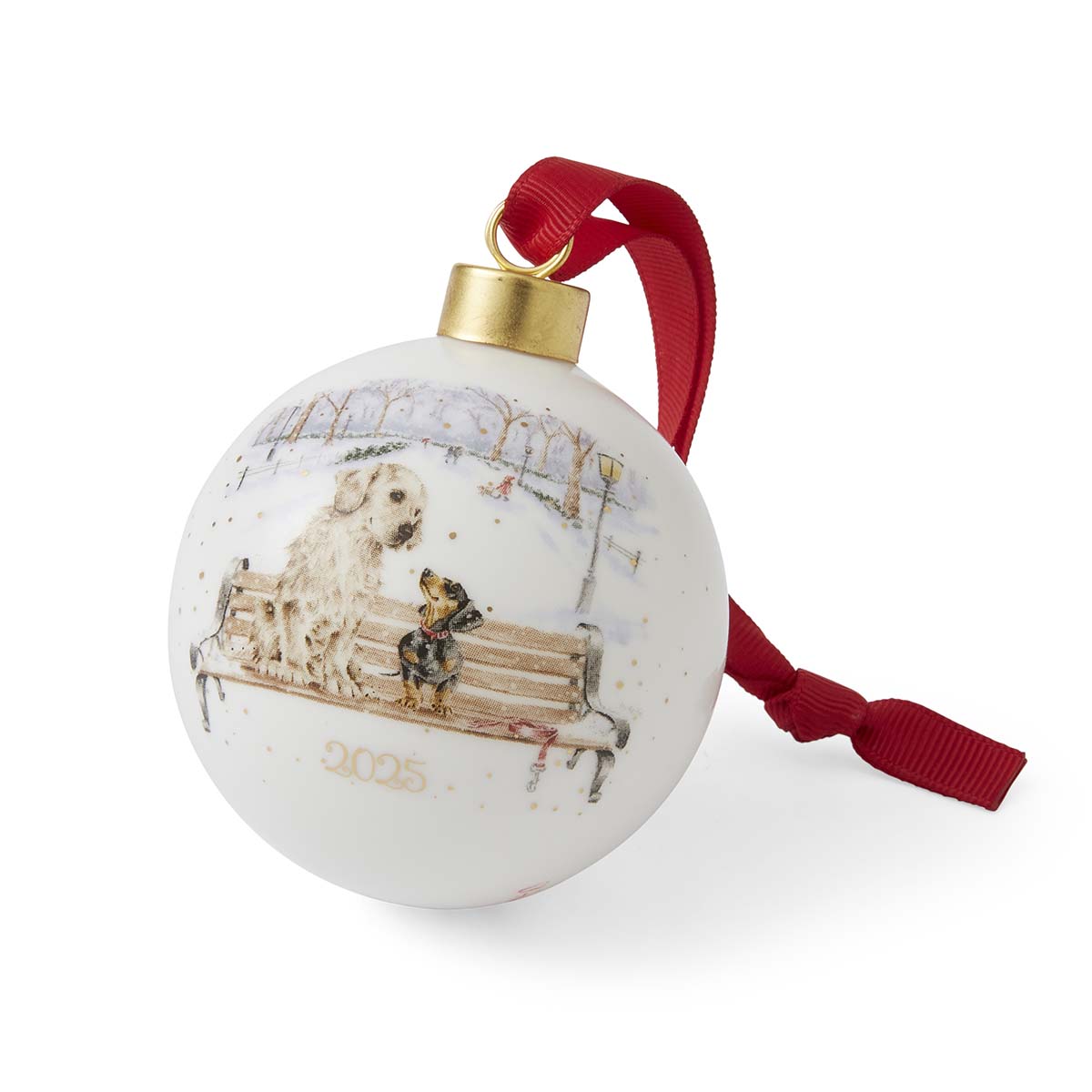 Wrendale Designs Winter Walks Limited Edition Bauble image number null